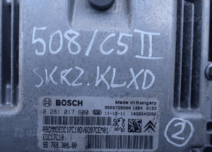 KOMPUTER SILNIKA BSM ZESTAW STARTOWY PEUGEOT 508 CITROEN C5 II RADOM 4