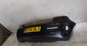 Zderzak tył tylny vw volkswagen polo 9N3 LC9Z czarny hb 3