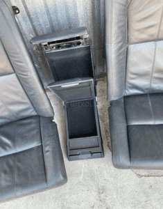 MERCEDES s 221 fotel kanapa tył siedzisko oparcie  czarna skóra grzana 6