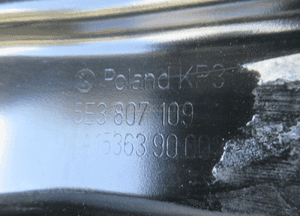 Belka zderzaka przód przednia skoda octavia iv 4 5E3807109K 2019- 9