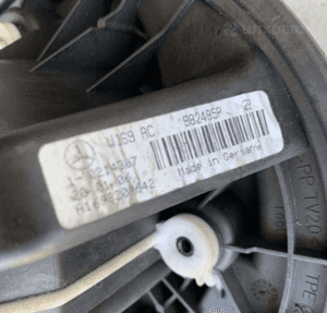 MERCEDES A169 B245  Nagrzewnica chłodnica  nagrzewnicy wentylator rezystor 7