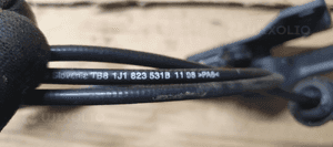 Linka rączka klamka otwierania maski cięgno VW Golf 4 IV 1J1823531B 1J1823633 6