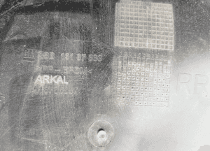 Nadkole prawe prawy tył Opel Corsa D 13187363 4