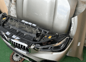 Maska błotniki zderzak pas przedni chłodnice lampy laser bmw X5 G05 C1N 4