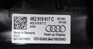 HEAD UP WYŚWIETLACZ AUDI A6 C8 2018- 4K2919617C 5
