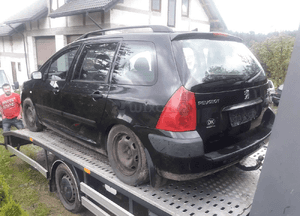 Peugeot 307 Maska szyba lampa zderzak pas atrapa 4Y 3