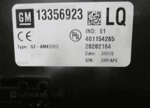 MODUŁ STEROWNIK SKRZYNKA BSI OPEL MERIVA B 1.7 13356923 4