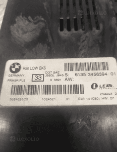 Mini R56 moduł komputer sterownik świateł 3456394 2