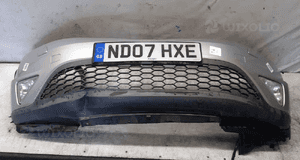 } ZDRZAK PRZÓD PRZEDNI HONDA CIVIC VIII 8 UFO NH700M SREBRNY SPRYSKIWACZE LAMP XENON HALOGENY 1