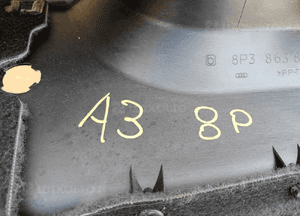 Boczek tapicerka bagażnika prawy tył Audi A3 8P 3D 8P3863880M 8