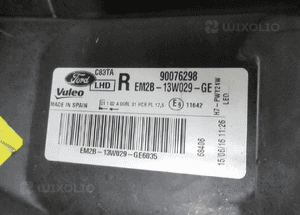 Lampa przednia prawa ford galaxy MK3 s-max soczewka 2014- 12