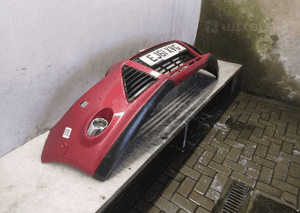 Zderzak przód przedni ford focus MK.3 3 iii titanium ub bordo bordowy pdc czujniki spryskiwacze lamp xenon halogeny 4