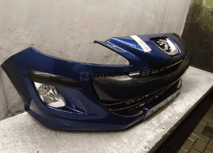Zderzak przód przedni peugeot 308 kpld granat granatowy halogeny 4