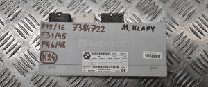BMW F15 F16 F45 F46 F48 MODUŁ STEROWNIK KLAPY BAGAŻNIKA 7384722 1
