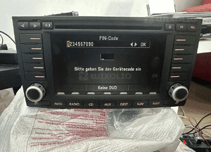 VOLKSWAGEN TOUAREG I RADIO NAWIGACJA 7L6035191H Nie działa Ekran 6