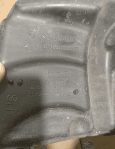 Obudowa filtra powietrza renault megane iii 1.5DCI 1,9 dci 5
