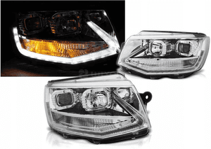 Lampy reflektory vw T6 15- led do jazdy dziennej 1