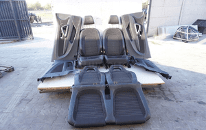 FOTELE SIEDZENIA PÓŁ SKÓRA GRZANE EUROPA BOCZKI VOLKSWAGEN SCIROCCO 1