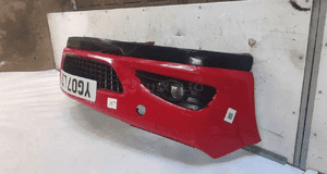 Zderzak przód przedni do opel astra h gtc Z547 czerwony halogeny 4