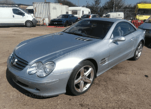 Maska Zderzak Reflektory Błotniki Wzmocnienie Belka Pas Przedni Lampy Mercedes SL500 SL350 R230 6
