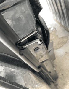 MERCEDES ML 163 drzwi przednie przod szyba zamek listwa granatowe 189 15