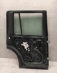 Land rover discovery iv L319 drzwi lewy tył tylne szyba logowana klamka oryginał 9