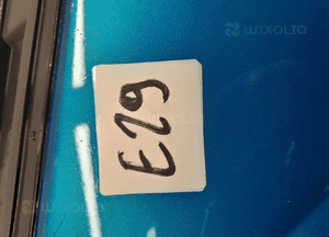 Zderzak przód przedni peugeot 207 urban move kmu niebieski błękitny halogeny 4