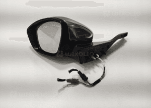 Lusterko lewe peugeot 208 i 9 pin kabli 54 2012-2019 europa 6