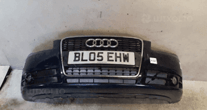 Zderzak przód przedni audi A4 B7 LZ5J granat granatowy halogeny 1