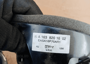 Głośnik drzwi prawy przód przedni Mercedes ML W163 A1638201602 5