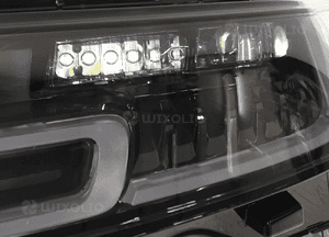 Range rover sport ii L494 lift reflektor lampa lewa przód przednia full led low oryginał 8