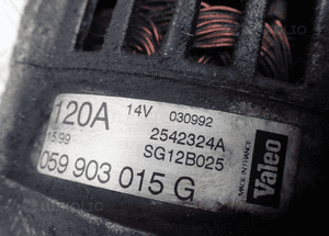Alternator audi vw 2.5TDI 120A 059903015G radom 2