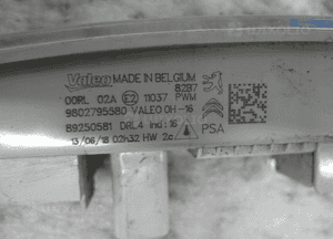 Lampa lewy przód drl peugeot 308 ii T9 13-21 przednia lewa cała 3