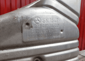 Mercedes W221 3.0CDI s-klasa tłumik kompletny oryginalny zdrowy 12