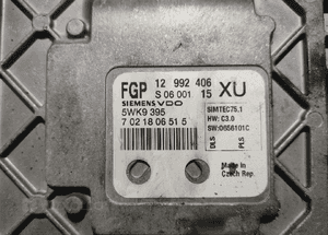Komputer sterownik silnika opel astra h 1.8 2007 r. nr 12992406 5