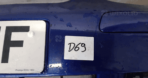 Zderzak przód przedni do volkswagen vw golf v 5 halogeny kod kolor LB5R niebieski 2