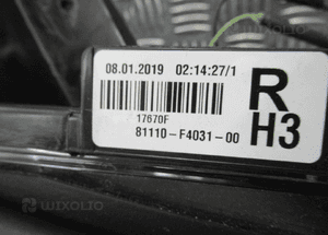 Lampa przód przednia prawa toyota c-hr soczewka led 2016- 9
