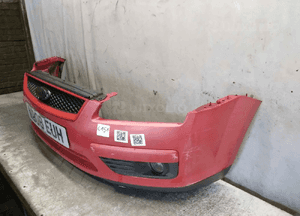 Zderzak przód przedni ford focus MK.2 2 ii C0 czerwony halogeny 4