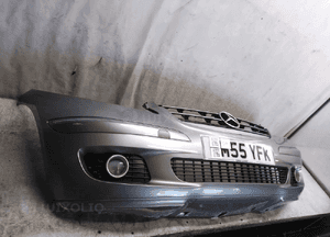 Zderzak przód przedni do mercedes a klasa W169 szary grafitowy halogeny 2