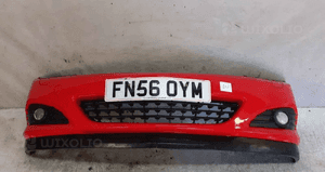 Zderzak przód przedni do opel astra h 3 iii gtc Y547 czerwony halogeny 2