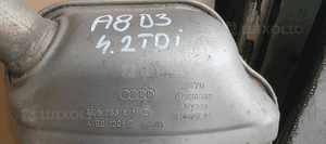 Tłumik końcowy wydech tłumiki Audi A8 D3 4.2 TDI 4E0253611AE 4E0253612M 7