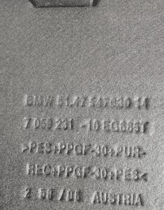 Podłoga wykładzina bagażnika BMW E87 7059231 2