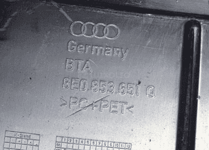 GRILL Audi a4 8E0 OE 8E0853651Q atrapa chłodnicy 10