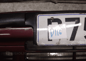 ^ ZDERZAK PRZÓD PRZEDNI BMW E36 SERIA 3 CALYPSOROT METALLIC BORDO BORDOWY HALOGENY 3