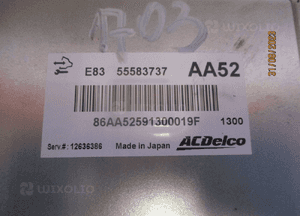 Sterownik silnika opel corsa d 1.0B 55583737 2