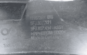 Seat tarraco 5FJ807521 spoiler dokładka zderzaka tył 8