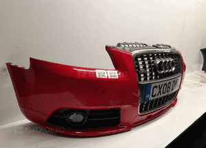 Zderzak przód przedni do audi A4 B7 s line s-line LZ3J czerwony halogeny 2