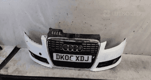 Zderzak przód przedni do audi A4 B7 s-line halogeny biały LY9C 1