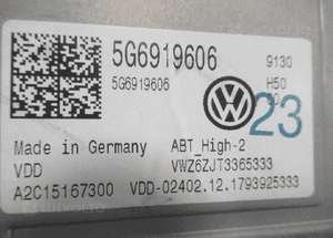 Panel wyświetlacz radio nawigacja ekran vw golf vii 7 lift 2016-2020 rok 5