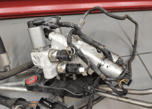 BMW 7 F01 F02 3.0D N57 BLOK ZAWORÓW DYNAMIC DRIVE PRZEWODY WĘŻE KPL ORYG 2